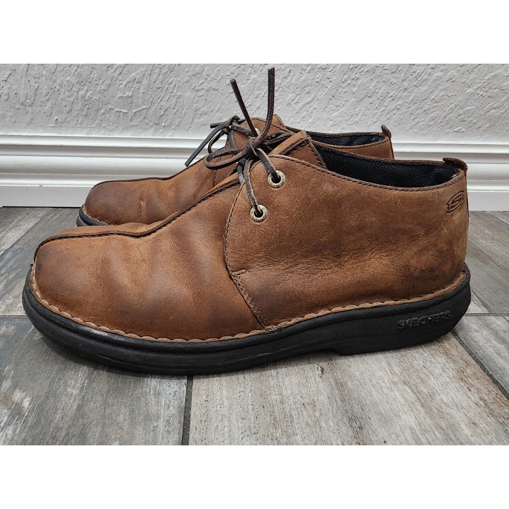 Skechers Comfort Construction Desert Trek Lace Up -Mens Chukka Boots US 10.5